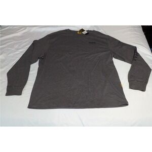 DEWALT Long Sleeve T-Shirt Mens XXL Charcoal NEW Graphic Logo Workwear DXWW50080